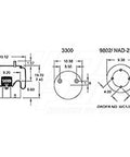 Dayton Parts 352-8710 Air Spring - Rolling Lobe