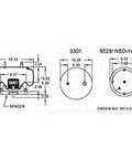 Dayton Parts 352-8737 Air Spring - Rolling Lobe