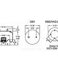 Dayton Parts 352-8752 Air Spring - Rolling Lobe
