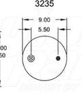 Dayton Parts 352-8806 Air Spring - Rolling Lobe