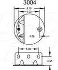 Dayton Parts 352-8816 Air Spring - Rolling Lobe