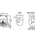 Dayton Parts 352-8868 Air Spring - Rolling Lobe