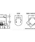 Dayton Parts 352-8888 Air Spring - Rolling Lobe