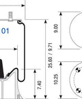 Dayton Parts 352-9101 Air Spring - Rolling Lobe