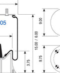 Dayton Parts 352-9105 Air Spring - Rolling Lobe