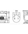 Dayton Parts 352-9144 Air Spring - Rolling Lobe