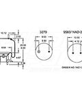 Dayton Parts 352-9219 Air Spring - Rolling Lobe