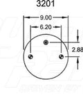 Dayton Parts 352-9260 Air Spring - Rolling Lobe