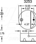 Dayton Parts 352-9268 Air Spring - Rolling Lobe