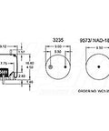 Dayton Parts 352-9294 Air Spring - Rolling Lobe