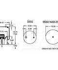 Dayton Parts 352-9295 Air Spring - Rolling Lobe