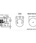 Dayton Parts 352-9325 Air Spring - Rolling Lobe
