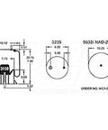 Dayton Parts 352-9362 Air Spring - Rolling Lobe