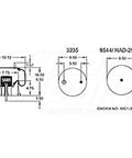Dayton Parts 352-9365 Air Spring - Rolling Lobe