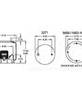 Dayton Parts 352-9439 Air Spring - Rolling Lobe