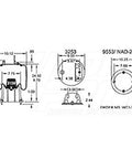Dayton Parts 352-9501 Air Spring - Rolling Lobe