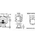 Dayton Parts 352-9504 Air Spring - Rolling Lobe