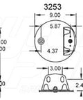 Dayton Parts 352-9507 Air Spring - Rolling Lobe