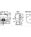 Dayton Parts 352-9587 Air Spring - Rolling Lobe