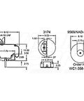 Dayton Parts 352-9617 Air Spring - Rolling Lobe
