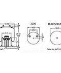 Dayton Parts 352-9645 Air Spring - Rolling Lobe