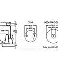 Dayton Parts 352-9781AG Air Spring - Rolling Lobe