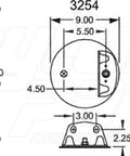 Dayton Parts 352-9947 Air Spring - Rolling Lobe