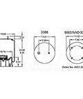 Dayton Parts 352-9985 Air Spring - Rolling Lobe