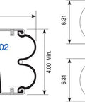 Dayton Parts 354-6902 Suspension - Convoluted Air Spring