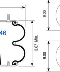 Dayton Parts 354-7446 Suspension - Convoluted Air Spring