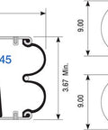 Dayton Parts 354-7447 Suspension - Convoluted Air Spring