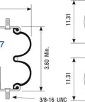 Dayton Parts 354-7557 Suspension - Convoluted Air Spring