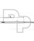 Dayton Parts 449-711-080-0 Abs Sensor Extension Cable - 8 Meter