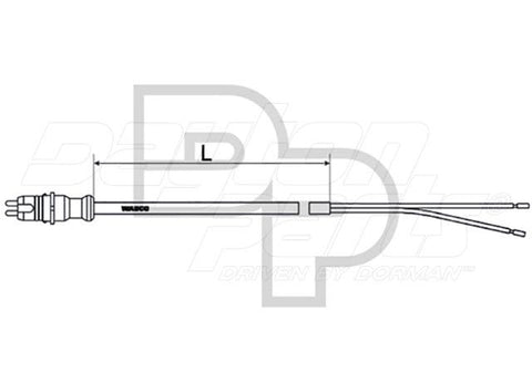 Dayton Parts 449-711-080-0 Abs Sensor Extension Cable - 8 Meter