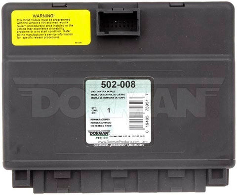 Dayton Parts 502-008 Remanufactured Body Control Module
