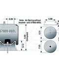 Dayton Parts 57920-002L Air Spring - Rolling Lobe