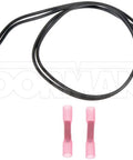 Dayton Parts 645-1001 2 Wire Pigtail - Waterproof Male Connector With Female Terminals And Clip