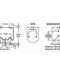 Dayton Parts 65032-002 Air Spring - Rolling Lobe