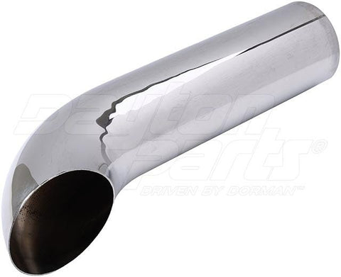 Dayton Parts 674-9961 Exhaust Stack Spout 5 In. Outer Diameter 24 In. Length Chrome