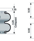 Dayton Parts B-1159 Air Spring - Rolling Lobe