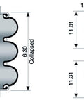 Dayton Parts B-8874 Air Spring - Rolling Lobe