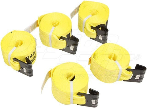 Dayton Parts DC23104430 Winch Strap - 4 In. X 30 Ft. Strap With Flat Hook