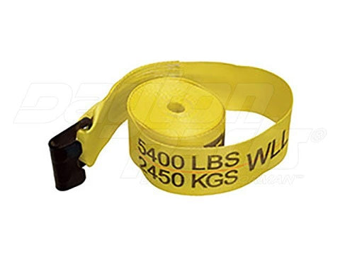Dayton Parts DC23104440 Winch Strap - 4 In. X 40 Ft. Strap With Flat Hook