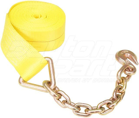 Dayton Parts DC23105327 Winch Strap - 3 In. X 27 Ft. Strap With Chain Anchor