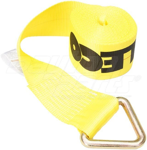 Dayton Parts DC23107427 Winch Strap - 4 In. X 27 Ft. Strap With Delta Ring
