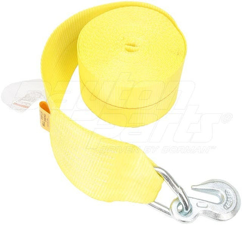 Dayton Parts DC23109430 Winch Strap 4 In. X 30 Ft. Strap With Grab Hook