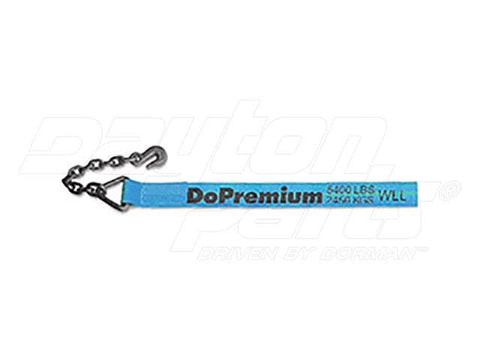 Dayton Parts DC23115430 Winch Strap 4 In. X 30 Ft. With Chain Anchor