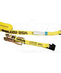 Dayton Parts DC23400230 Ratchet Strap With Flat Hooks - 2 In. X 30 Ft.