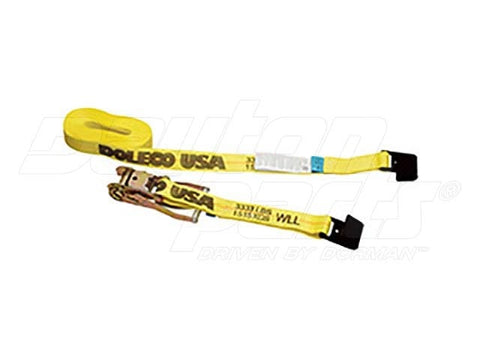Dayton Parts DC23400230 Ratchet Strap With Flat Hooks - 2 In. X 30 Ft.