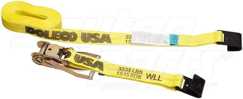 Dayton Parts DC23400230Q 30 Ft. Ratchet Strap With Flat Hooks